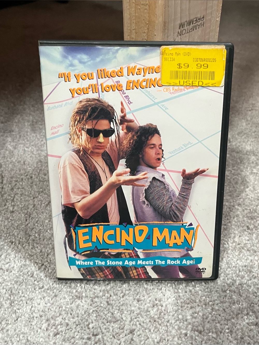 Encino Man DVD 1992 Brendan Fraser Paula Shore Tested And Working